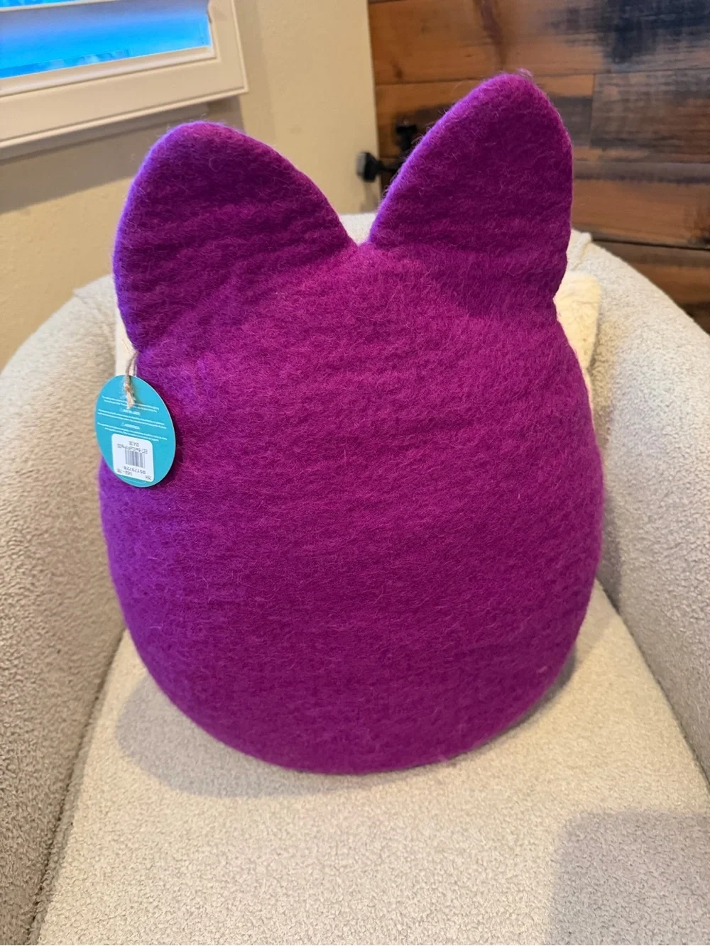 NWT West Elm Kids Cat Halloween felt monster candy bowl
